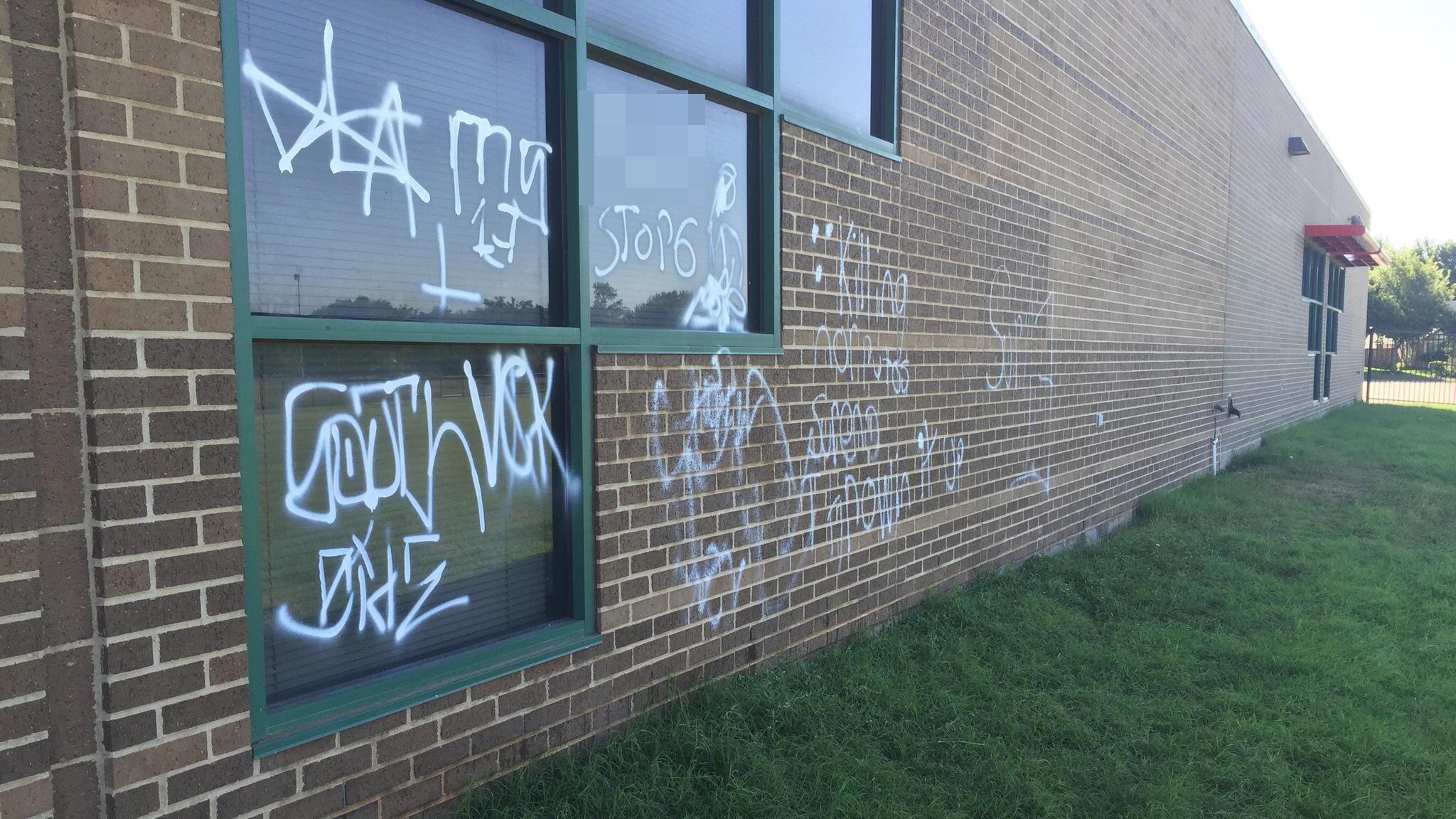 Fort Worth elementary school vandalized, set on fire